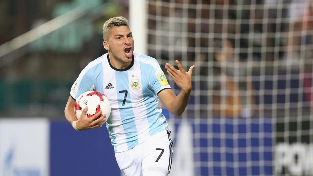 El Chelo Torres celebra su gol ante Corea del Sur. (Foto: Getty Images)
