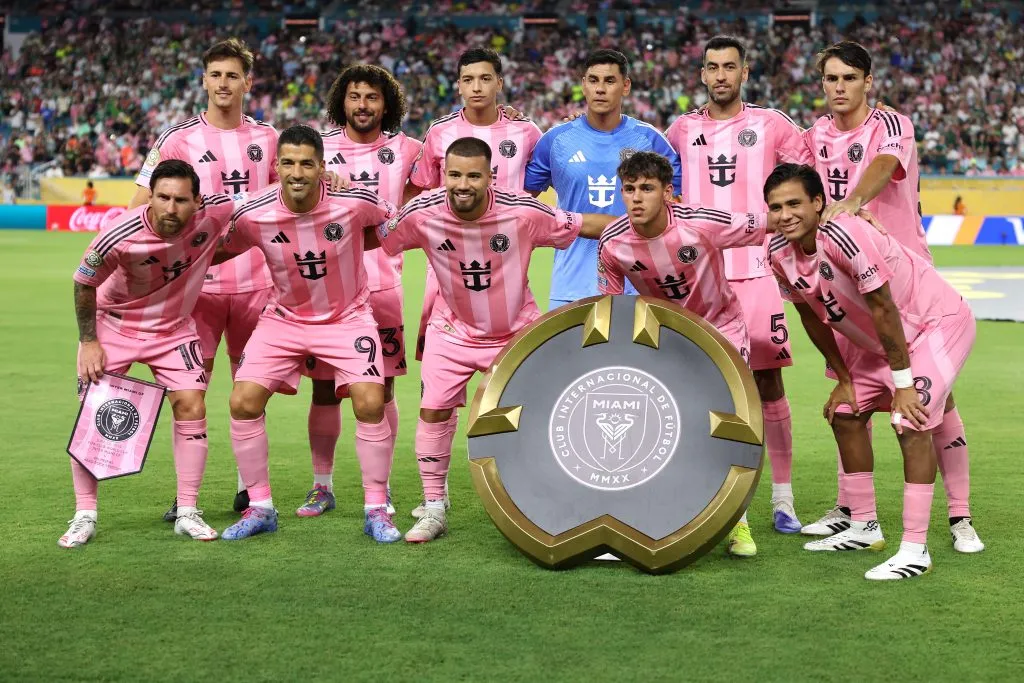 El equipo titular de Inter Miami en el Mundial de Clubes. (Getty Images)