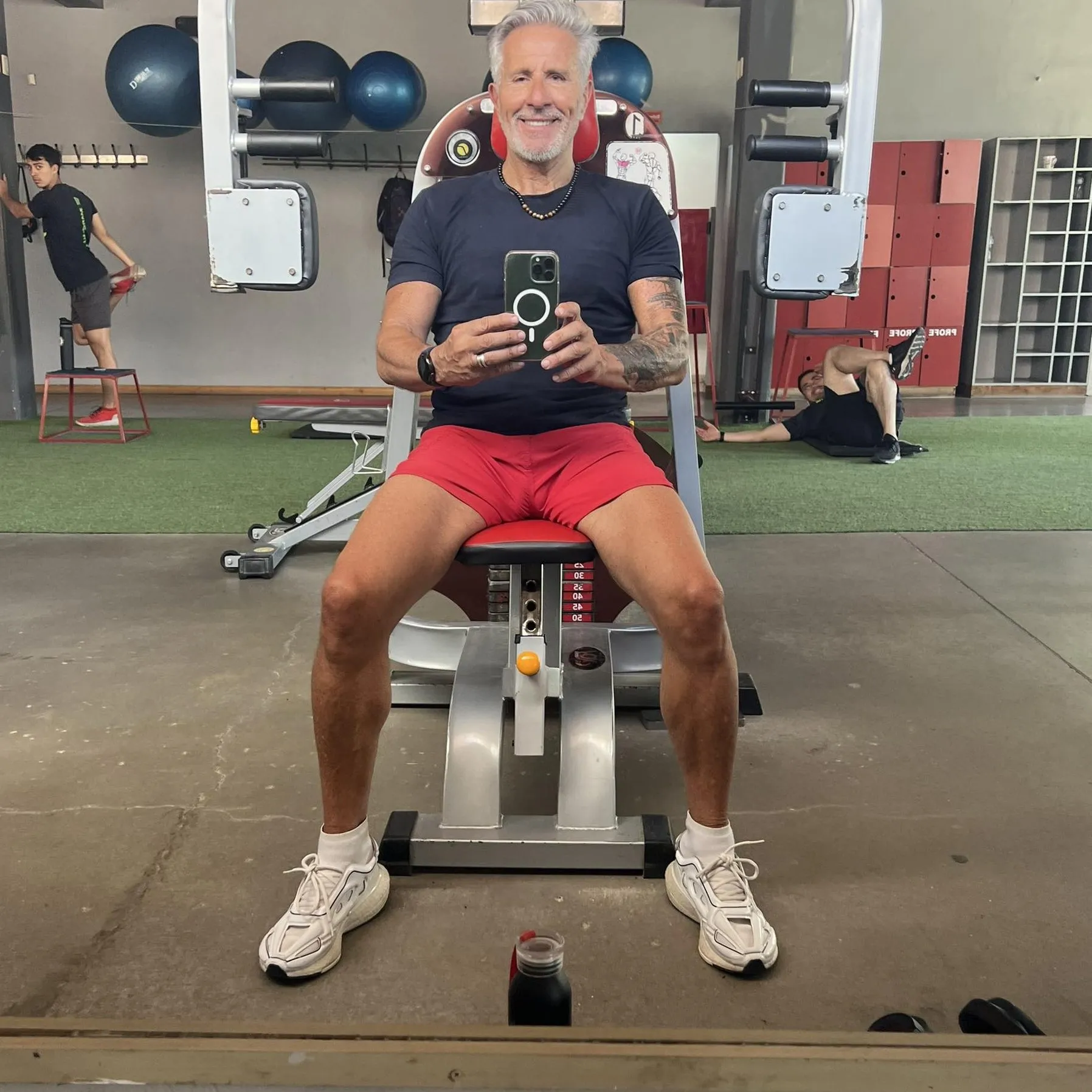 Bessone, impecable a los 67 años. Foto IG