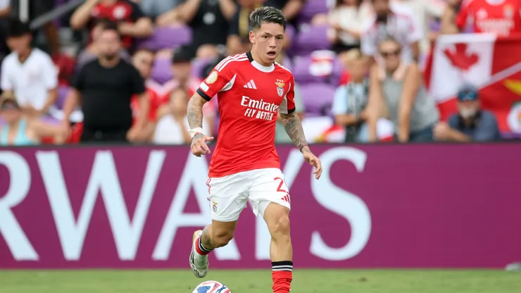 Gianluca Prestianni, futbolista de Benfica.