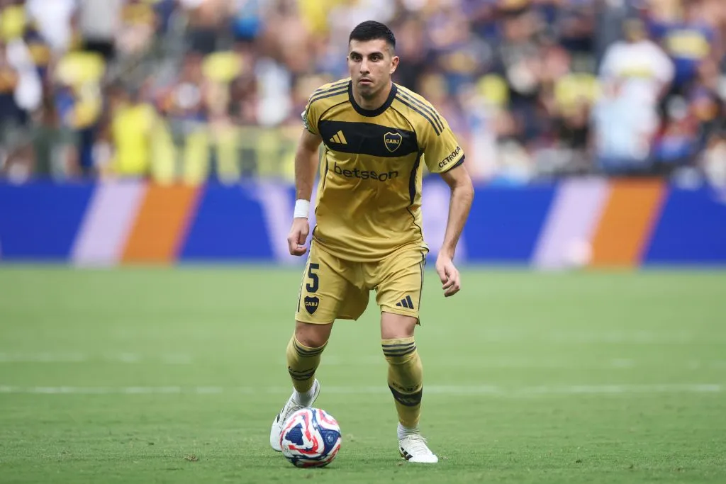 Rodrigo Battaglia, jugador de Boca. (Alex Grimm/Getty Images)