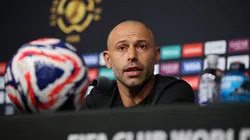 Javier Mascherano, director técnico argentino de Inter Miami en conferencia de prensa. (Getty Images)