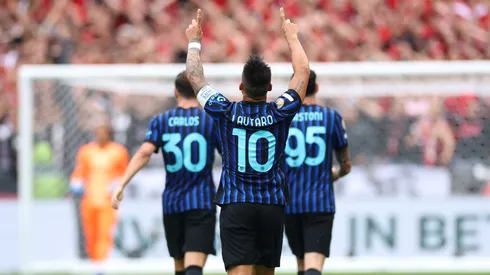 El delantero argentino y capitán de Inter, Lautaro Martínez, busca llevar a su equipo a la gloria.