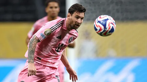 Lionel Messi con la camiseta de Inter Miami.