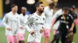 Messi en la previa del compromiso ante PSG.