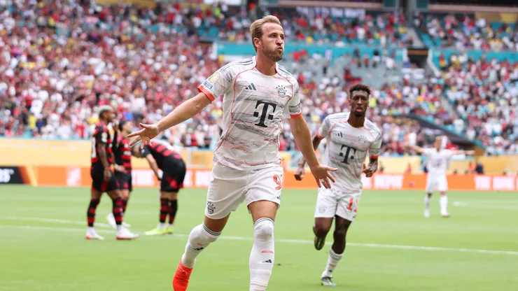 Harry Kane, autor del segundo gol de Bayern Múnich ante Flamengo por el Mundial de Clubes. (Getty Images)