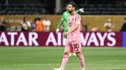 El rostro de Messi lo dice todo.