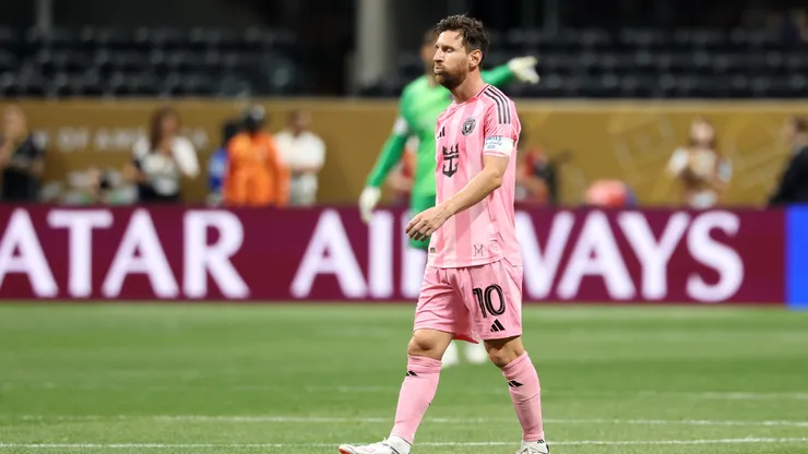 El rostro de Messi lo dice todo.