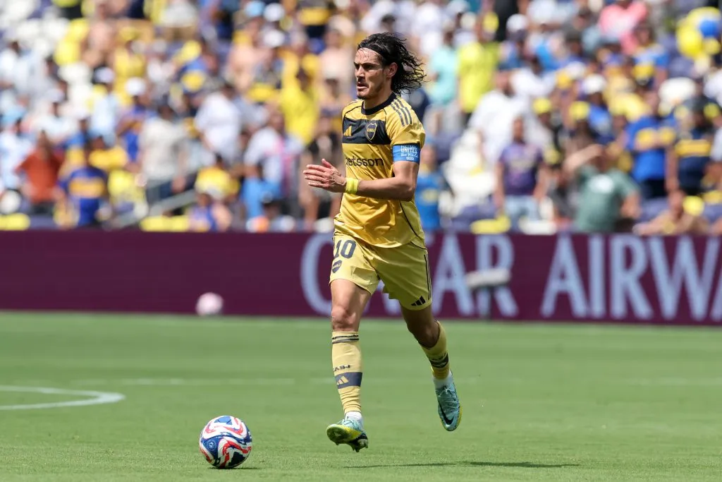 Cavani se quedará en Boca, al menos, hasta fin de año (Getty Images).