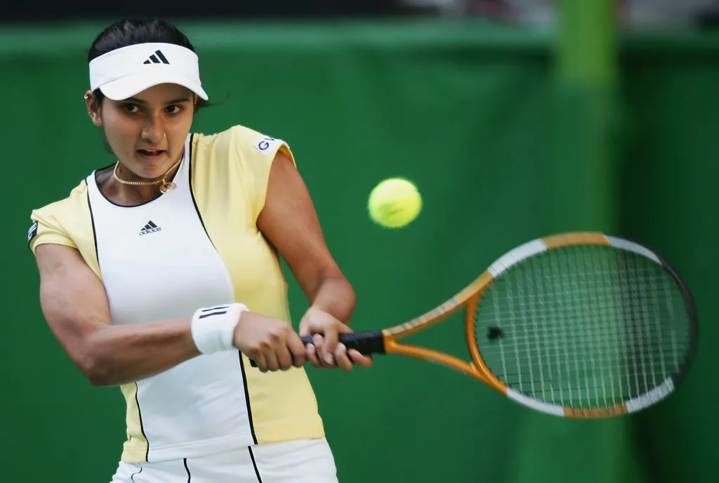 Sania Mirza en 2005, uno de sus mejores años en el circuito individual. (Foto: Getty).