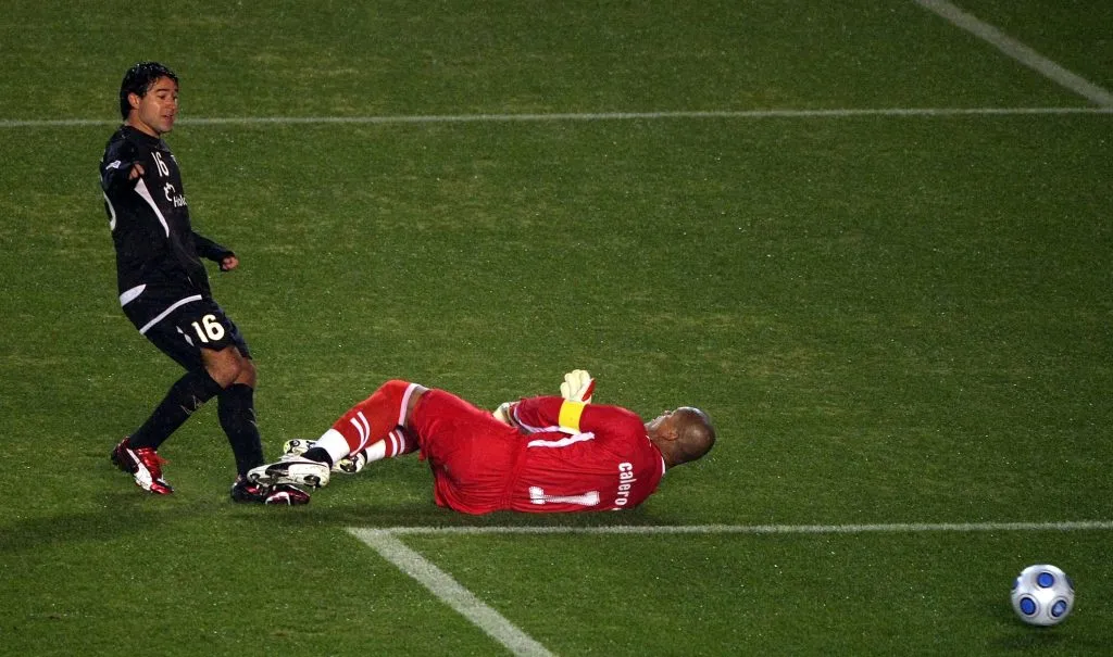 El gol de Claudio Bieler para Liga de Quito contra Pachuca por el Mundial de Clubes. (Getty Images)