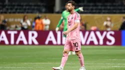 Lionel Messi durante el encuentro entre Inter Miami y PSG por el Mundial de Clubes. (Getty Images)