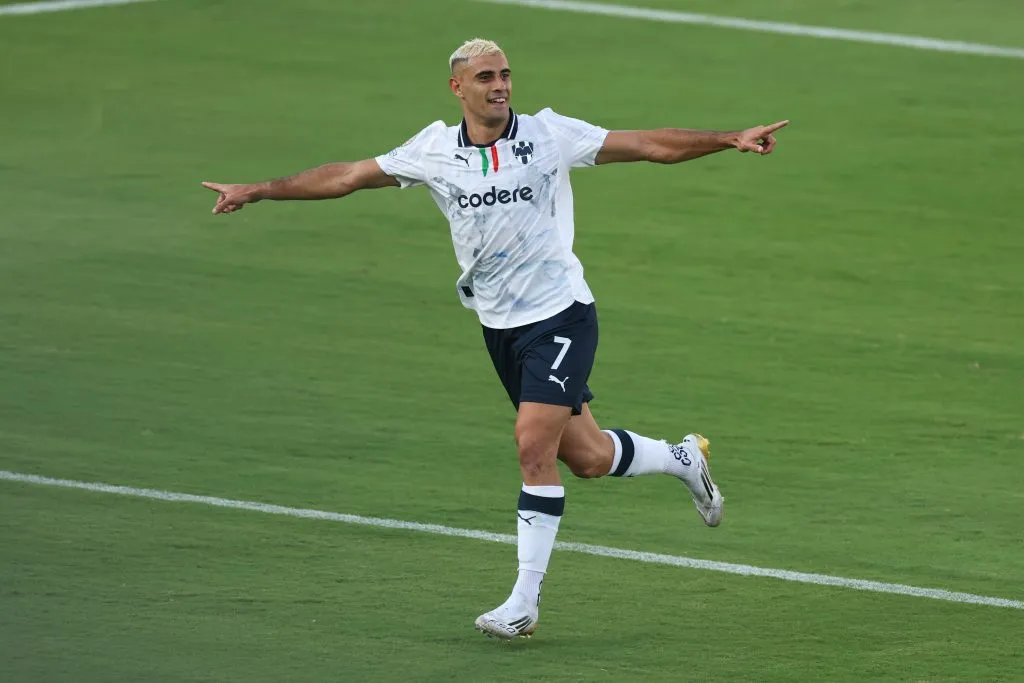 Germán Berterame, delantero argentino que se desempeña en Rayados de Monterrey. (Getty Images)