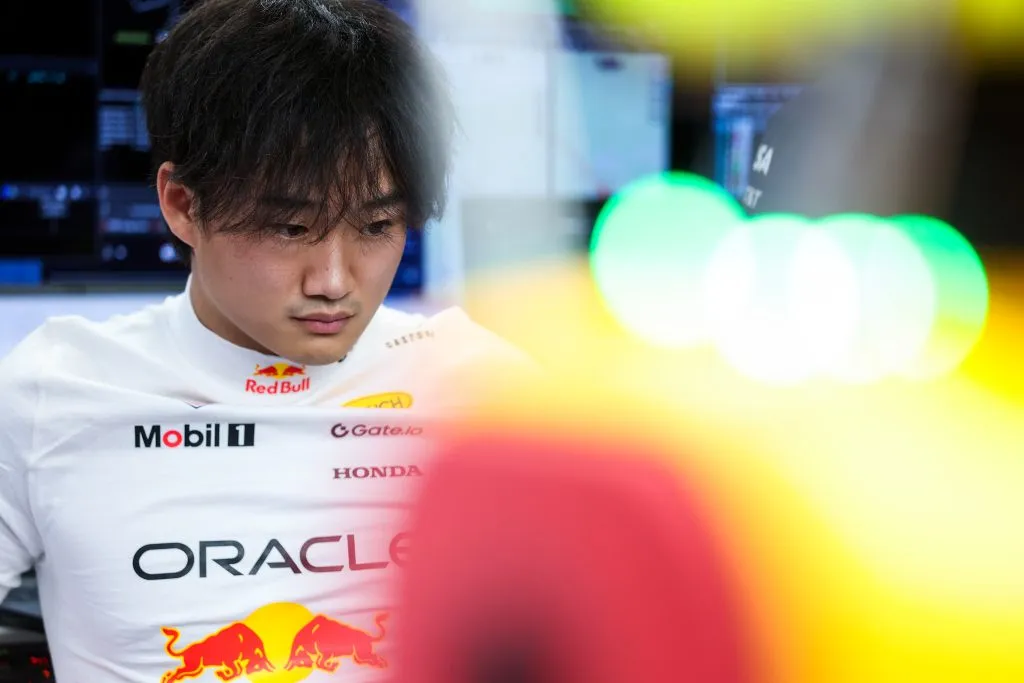 Yuki Tsunoda no encuentra su forma en Red Bull. (Getty)