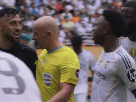 No se vio en TV: el picante cruce entre Nico González y Vinicius Jr. en pleno Real Madrid vs. Juventus