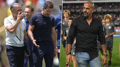 Juan Sebastián Verón apoyó el proceso de Diego Simeone en el Atlético de Madrid.