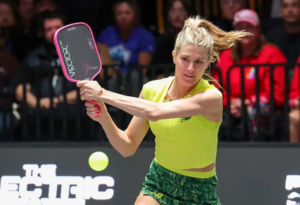 Eugenie Bouchard juega en Las Vegas en este 2025. (Foto: Getty).