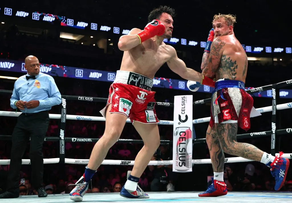 Julio Cesar Chavez Jr en el combate ante Jake Paul en California. (Getty Images)