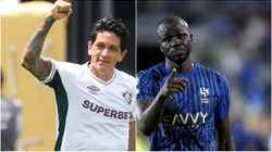 Germán Cano y Kalidou Koulibaly