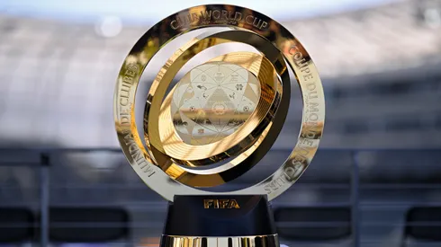 El trofeo del Mundial de Clubes.