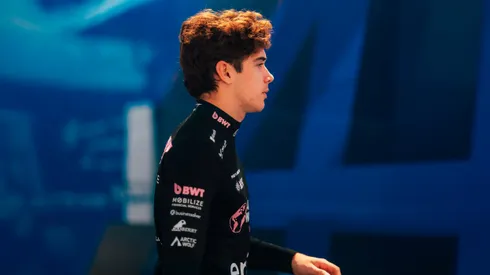 Franco Colapinto, muy enojado.