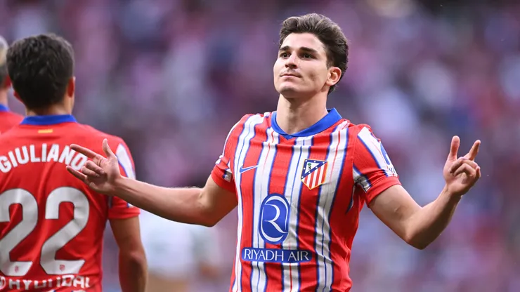 Julián Álvarez, delantero argentino que se desempeña en Atlético de Madrid. (Getty Images)