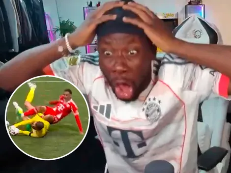 La desgarradora reacción de Alphonso Davies a la lesión de Jamal Musiala en Bayern Múnich vs. PSG
