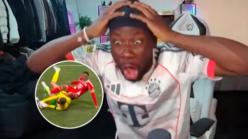 La desgarradora reacción de Alphonso Davies a la lesión de Jamal Musiala en Bayern Múnich vs. PSG