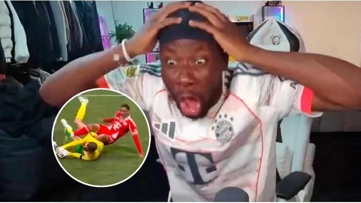 La desgarradora reacción de Alphonso Davies a la lesión de Jamal Musiala en Bayern Múnich vs. PSG