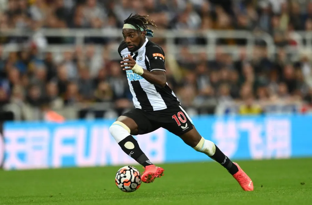Allan Saint-Maximin durante su estadía en Newcastle United. (Getty Images)