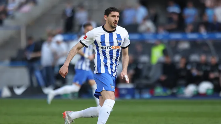 Agustín Rogel, defensor uruguayo que pertenece a Hertha Berlín de Alemania. (Getty Images)