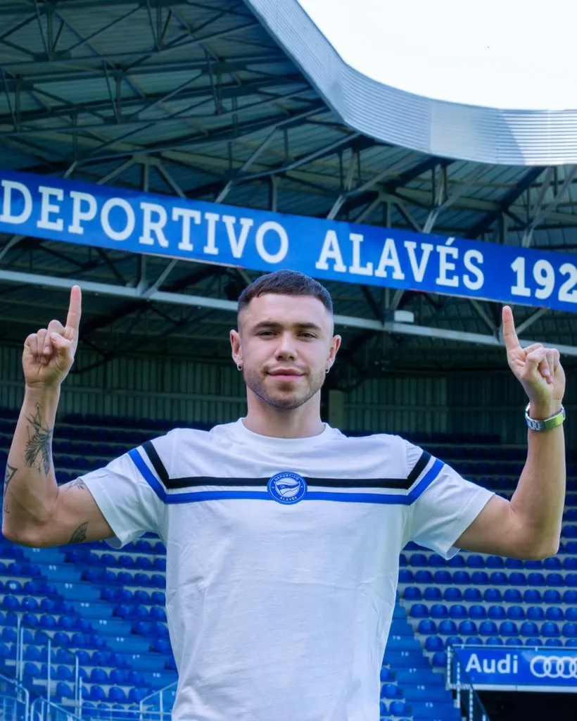 Tomás Conechny, de Alavés a reforzar a Racing. (Foto: Deportivo Alavés)