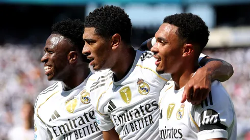 Los jugadores del Real Madrid celebran tras vencer al Dortmund.