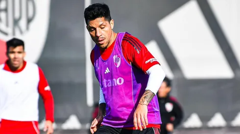 Enzo Pérez, mediocampista de River.