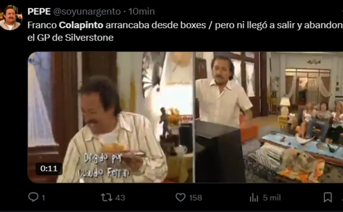 Los memes no tuvieron piedad: castigaron a Franco Colapinto y Alpine en ...