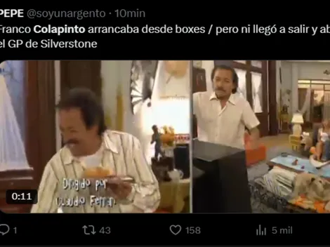 Los memes no tuvieron piedad: castigaron a Franco Colapinto y Alpine en el GP de Gran Bretaña de la Fórmula 1