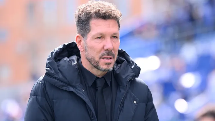 Diego Simeone, entrenador argentino de Atlético de Madrid. (Getty Images)