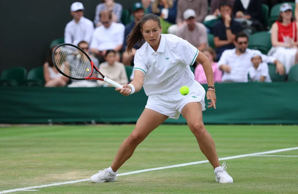 Kasatkina en Wimbledon 2025. (Foto: Getty).