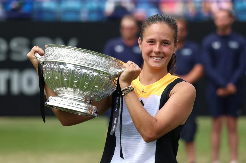 Kasatkina, campeona de Eastbourne 2024. (Foto: Getty).