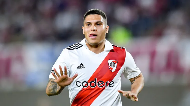 Juan Fernando Quintero, futbolista colombiano de América de Cali, durante su estadía en River Plate. (Getty Images)
