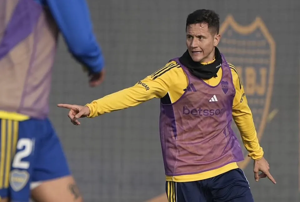 Ander Herrera, listo para ponerse bajo las órdenes de Russo (Prensa Boca).
