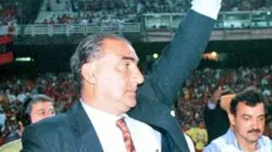 Miguel Ángel López en su paso como DT de Independiente.