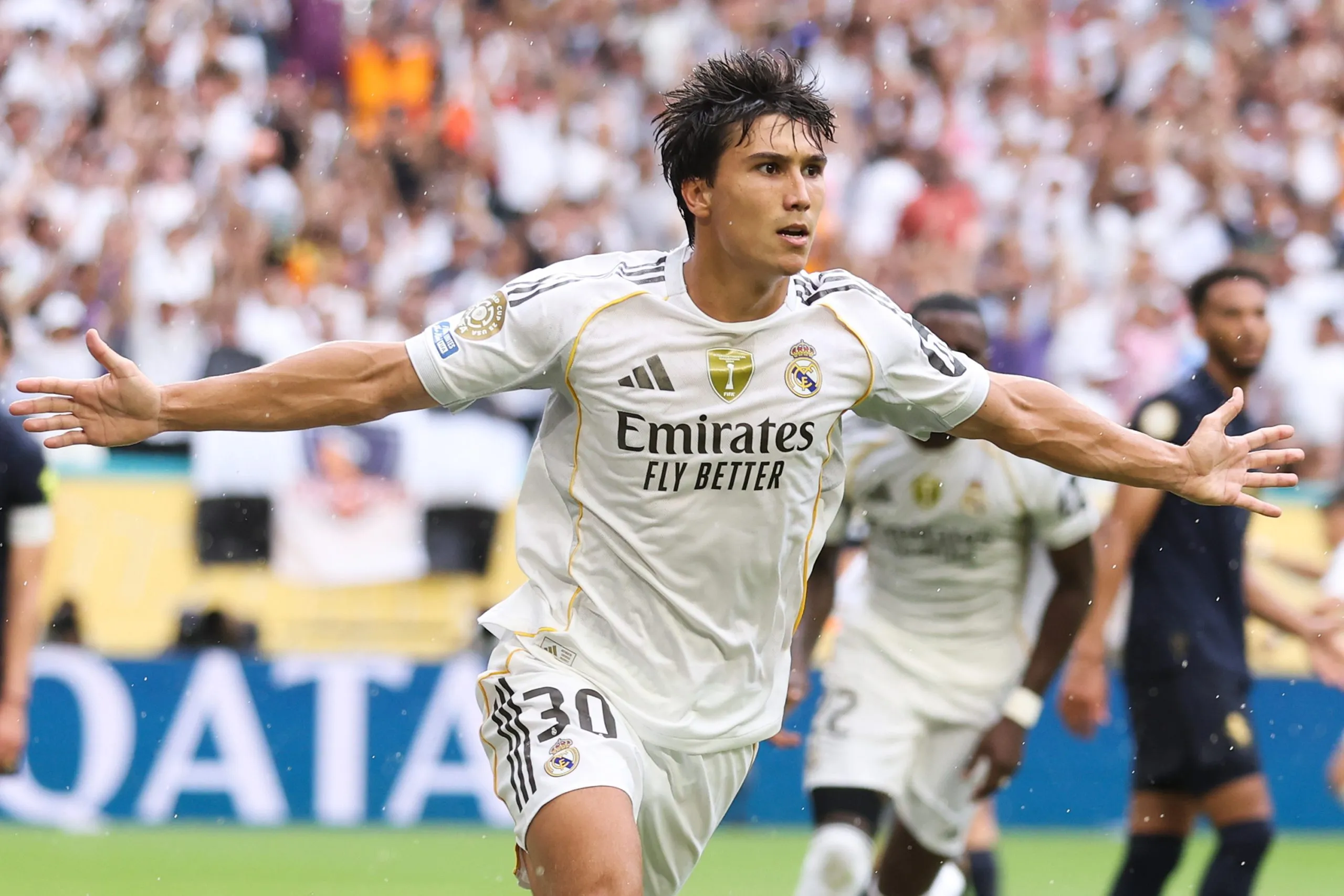 Gonzalo García podría irse a Juventus con una negociación similar a la de Nico Paz con Como. (Getty)