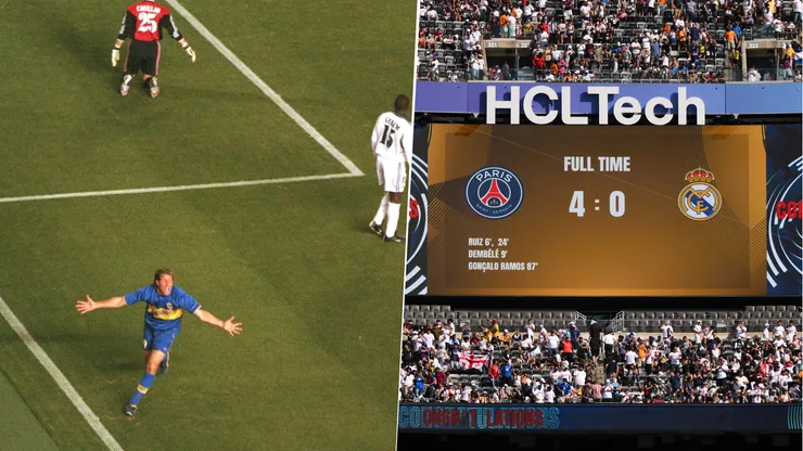 Real Madrid, con su partido vs. PSG, volvió a perder por un título mundial luego de su caída con Boca en la Intercontinental 2000.
