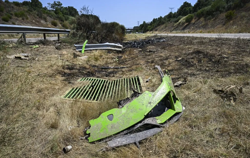 El lugar del trágico final de Diogo Jota y André Silva. (Foto: Getty).