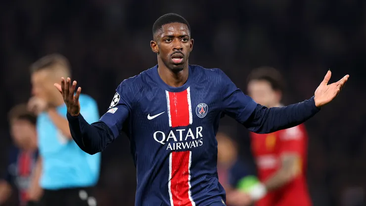 Ousmane Dembélé, futbolista francés de París Saint-Germain. (Getty Images)