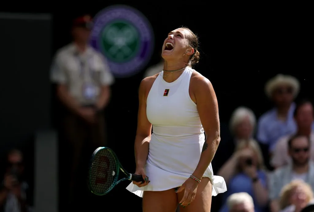 Sabalenka cayó en semifinales de Wimbledon ante Anisimova. (Foto: Getty).