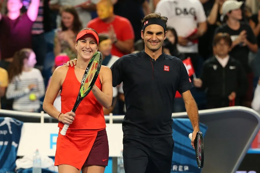 Bencic y Su Majestad representaron a Suiza en la Copa Hopman en más de una oportunidad. (Foto: Getty).