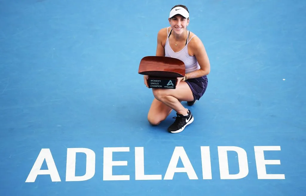 Bencic, campeona de Adelaida en 2023. (Foto: Getty).