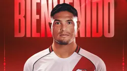 Maximiliano Salas presentado como nuevo jugador de River Plate. (@RiverPlate)
